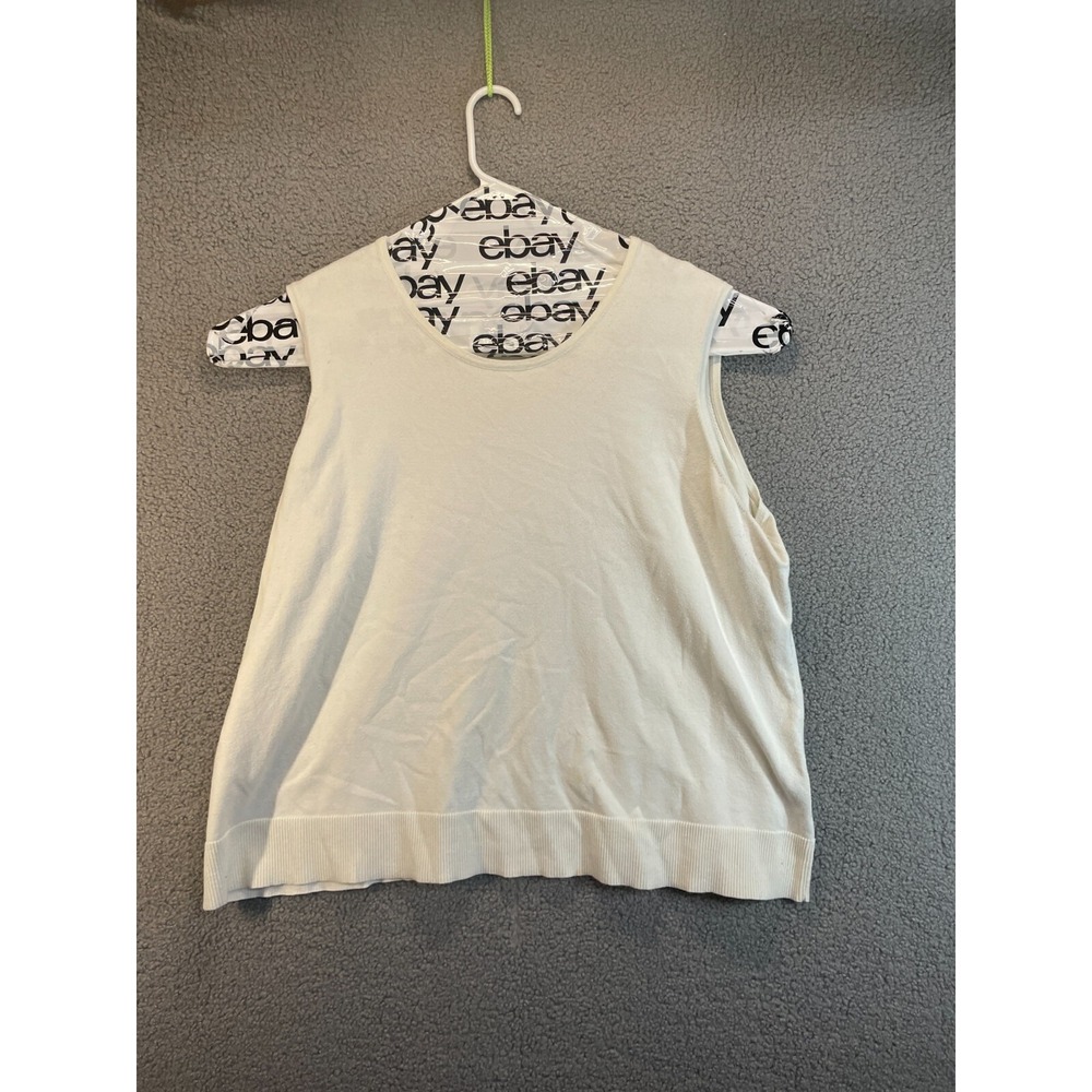 Nue Options Woman Sweater Shell Women's Size Plus 3X,‎ White